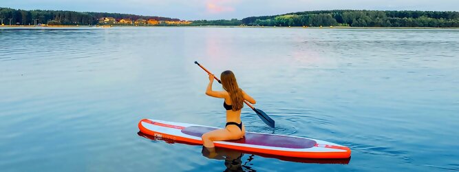 Trip Adria - Wassersport mit Balance & Technik vereinen | Stand up paddeln, SUPen, Surfen, Skiten, Wakeboarden, Wasserski auf kristallklaren Bergseen